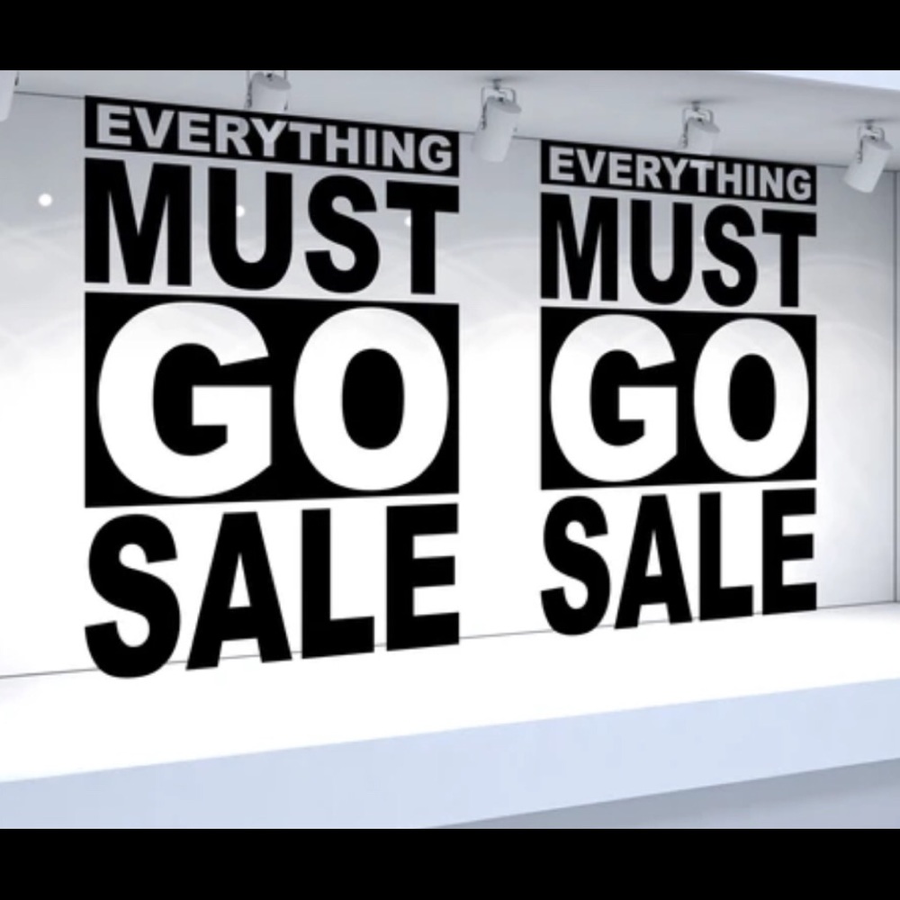 Everything on sale!